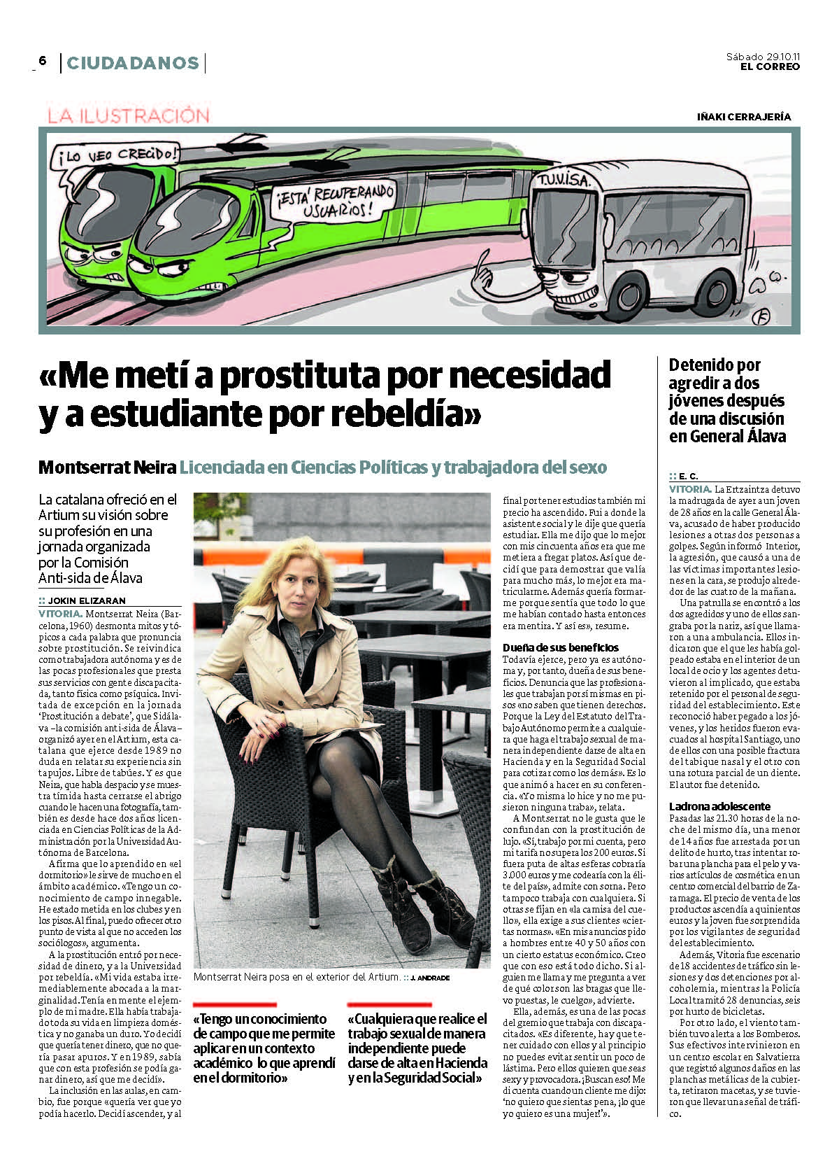 Me metí a prostituta por necesidad y a estudiante por rebeldía. Educación  sexual - SIDA STUDI