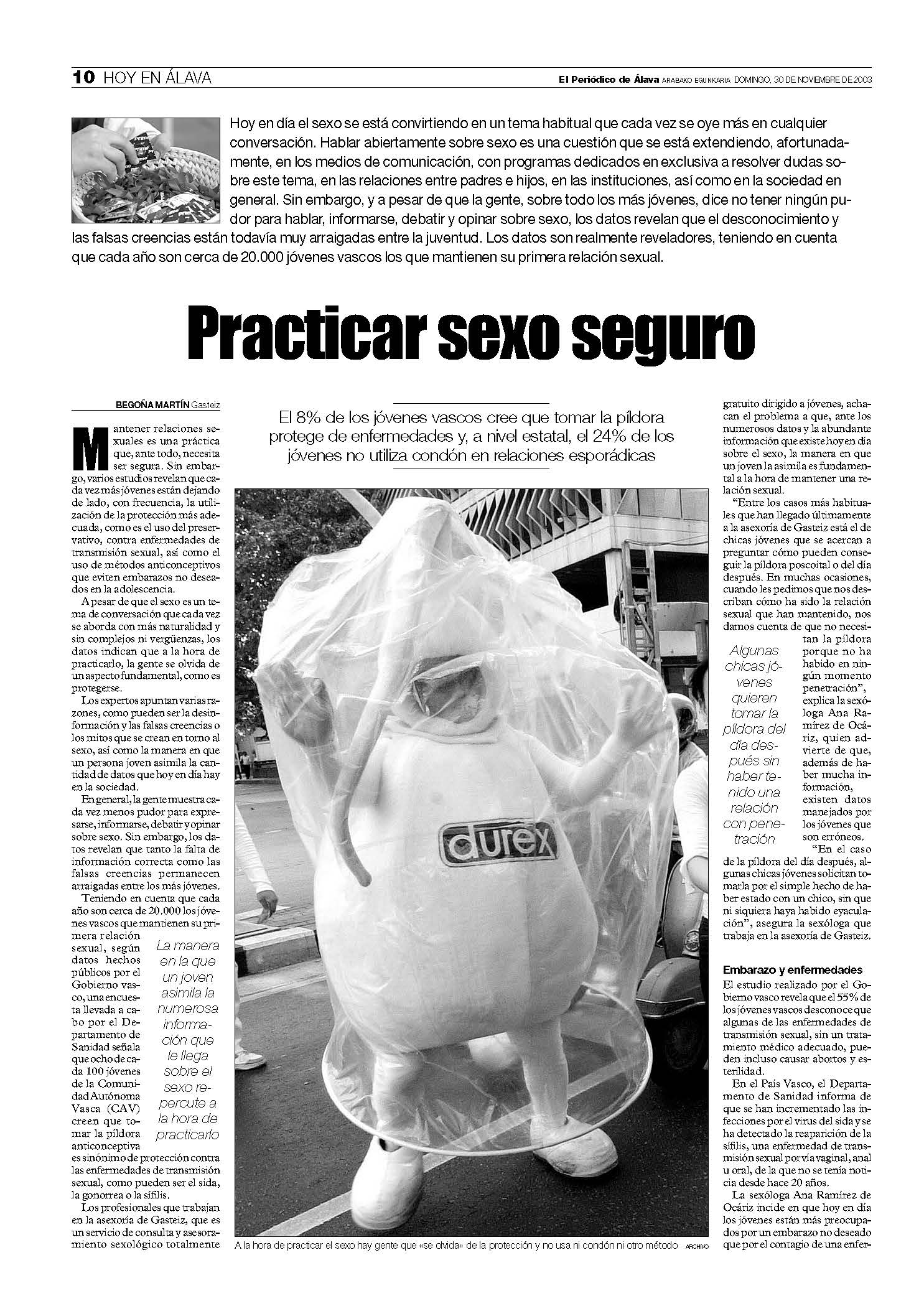 Practicar sexo seguro. Educación sexual - SIDA STUDI