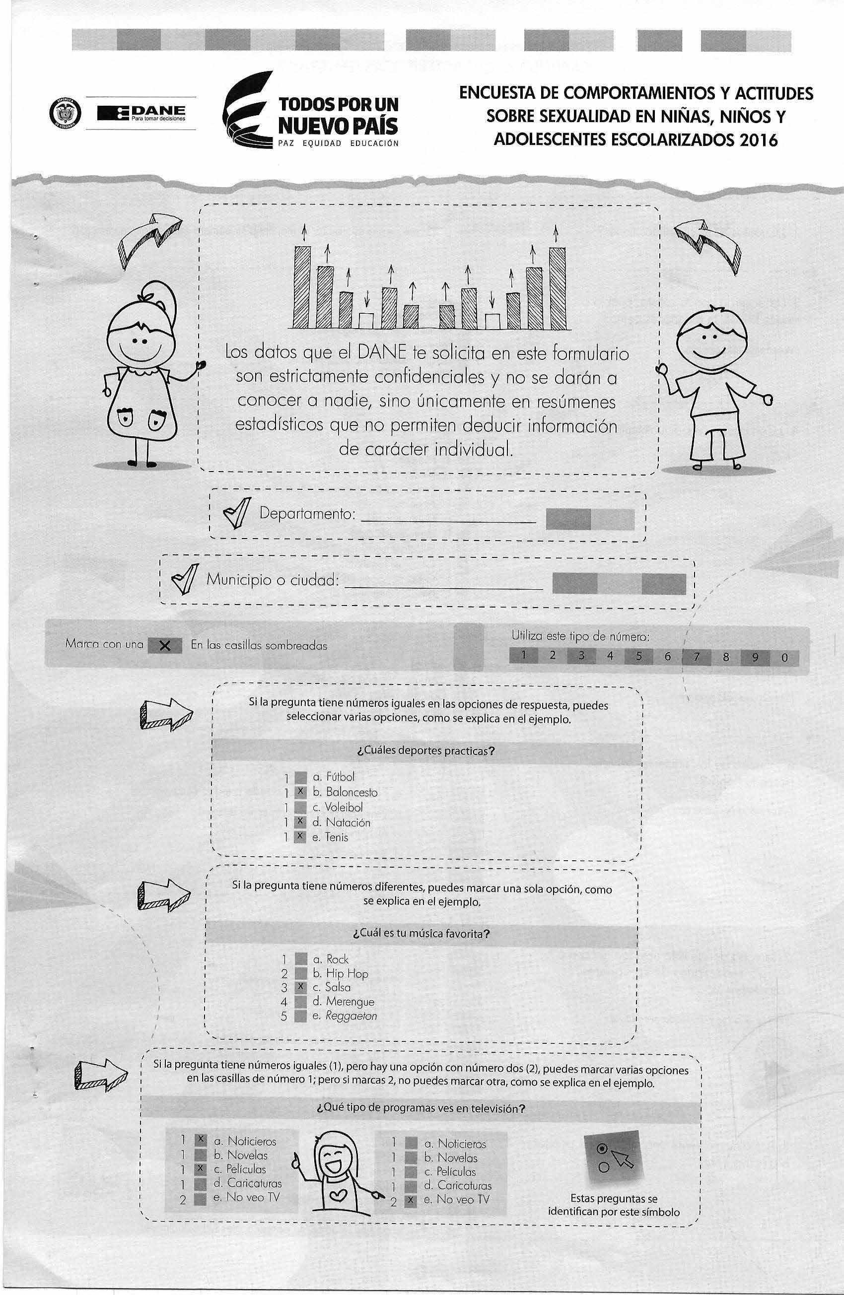 Encuesta De Comportamientos Y Actitudes Sobre Sexualidad En Niñas Niños Y Adolescentes 0893