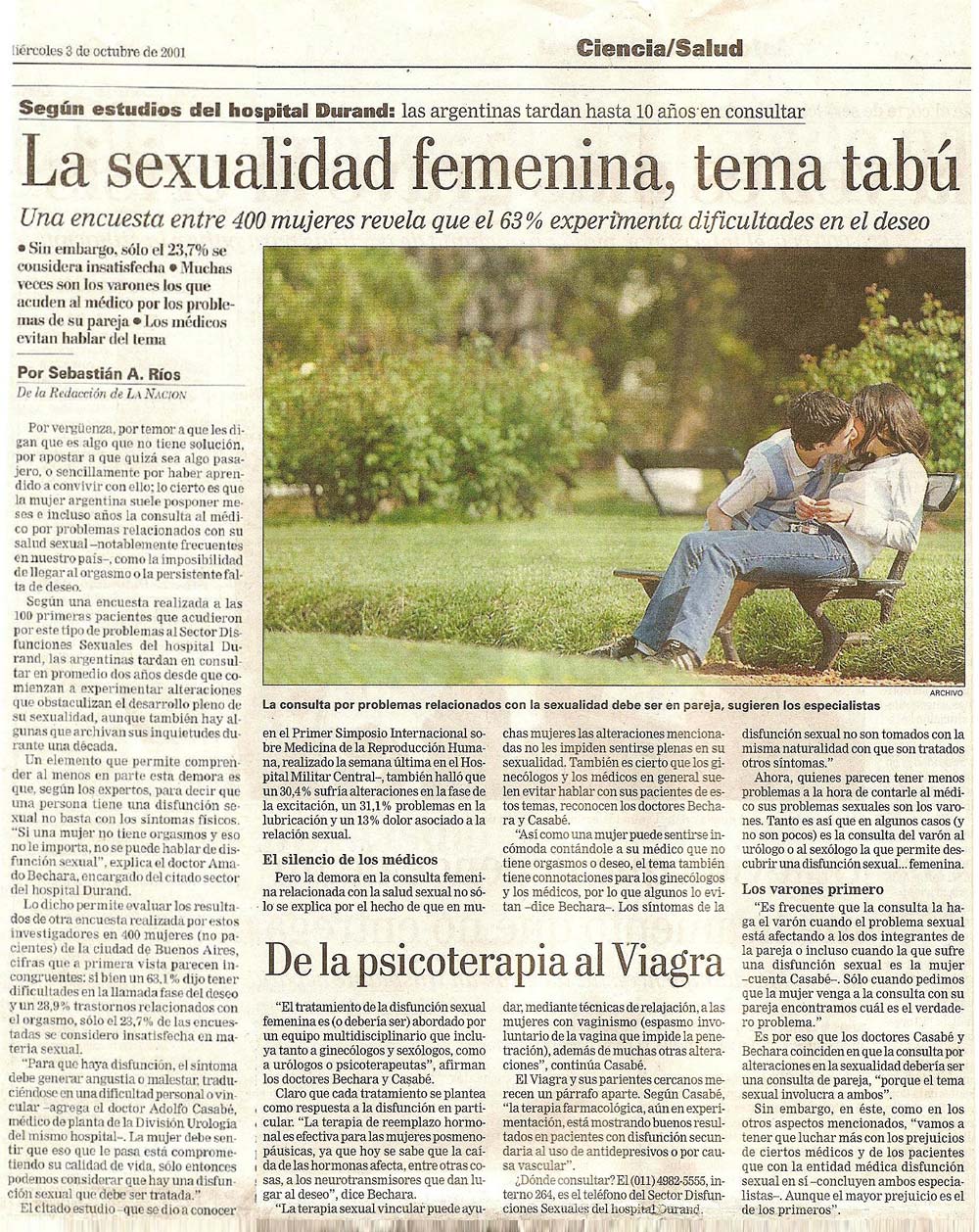 La sexualidad femenina tema tabú Educación sexual SIDA STUDI