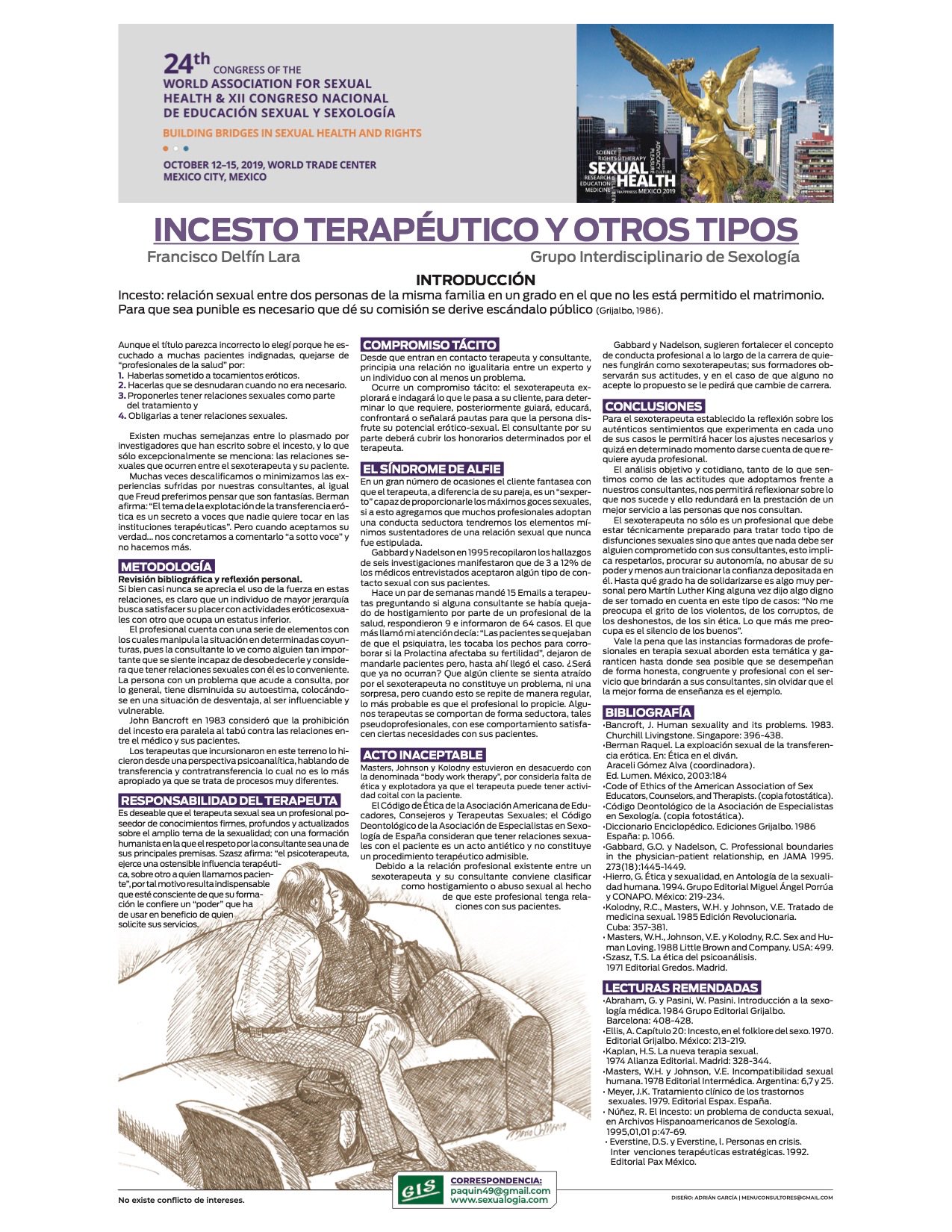 Incesto terapéutico y otros tipos. Educación sexual - SIDA STUDI