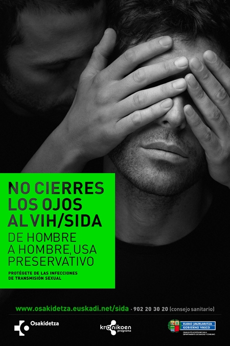 No Cierres Los Ojos Al Vih Sida De Hombre A Hombre Usa Preservativo