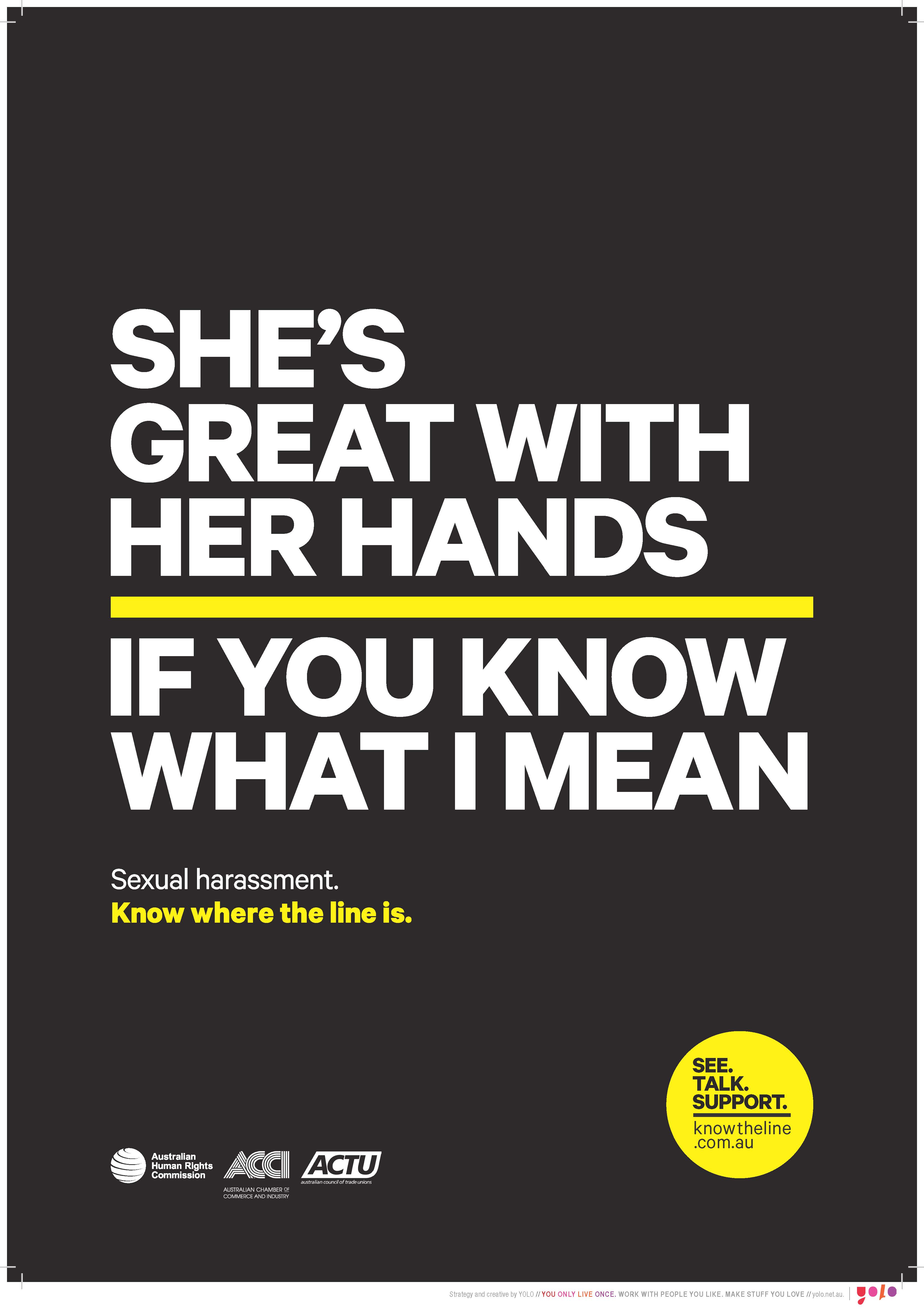 She's great with her hands. If you know what I mean. Educación sexual