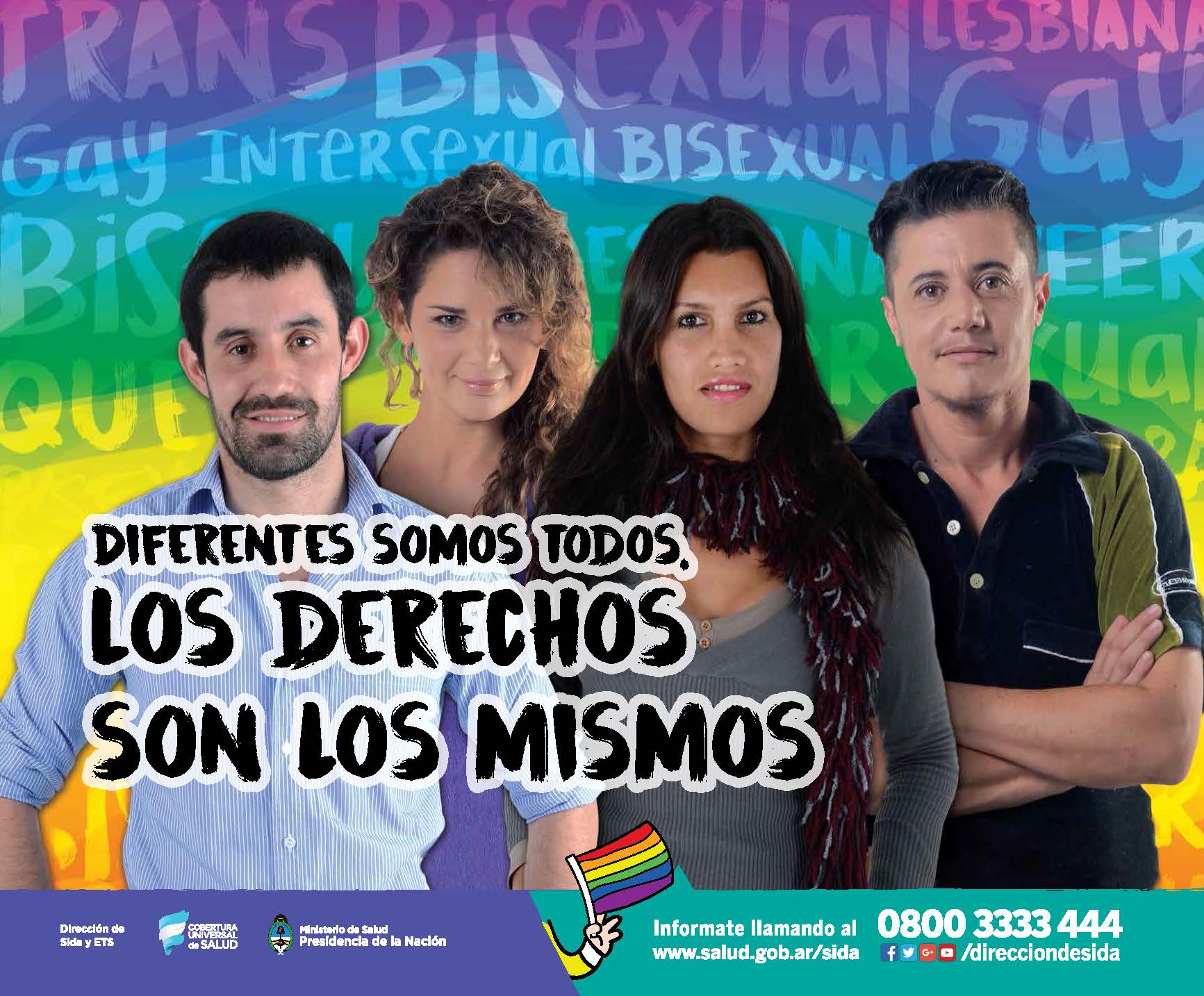 Diferentes Somos Todos Los Derechos Son Los Mismos Educaci N Sexual Sida Studi