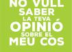 No quiero saber tu opinión sobre mi cuerpo