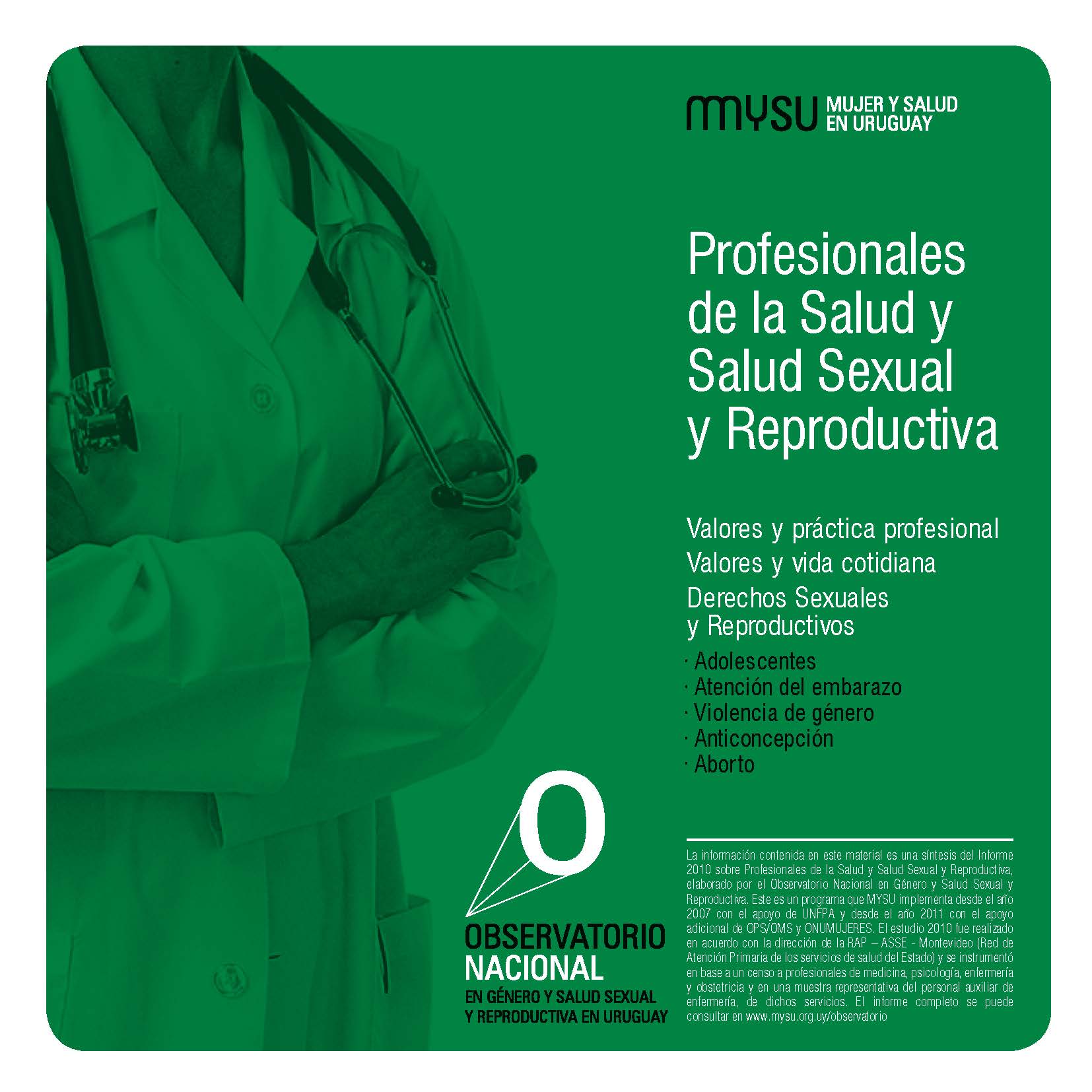 Profesionales De La Salud Sexual Y Reproductiva Valores Y Práctica Profesional Valores Y Vida 2998