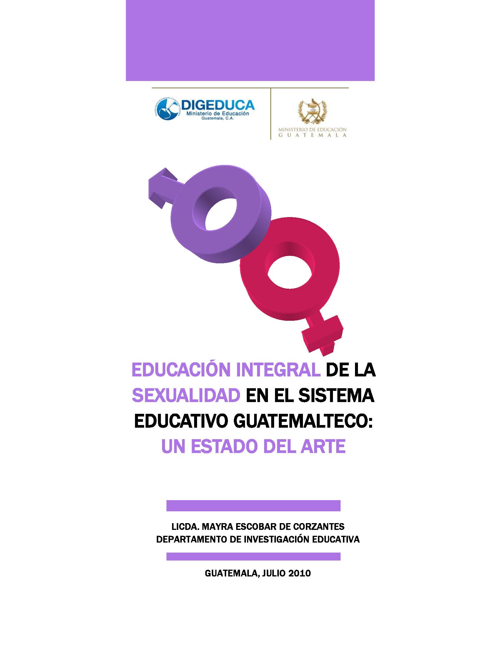 Educación Integral De La Sexualidad En El Sistema Educativo Guatemalteco Un Estado Del Arte 4634