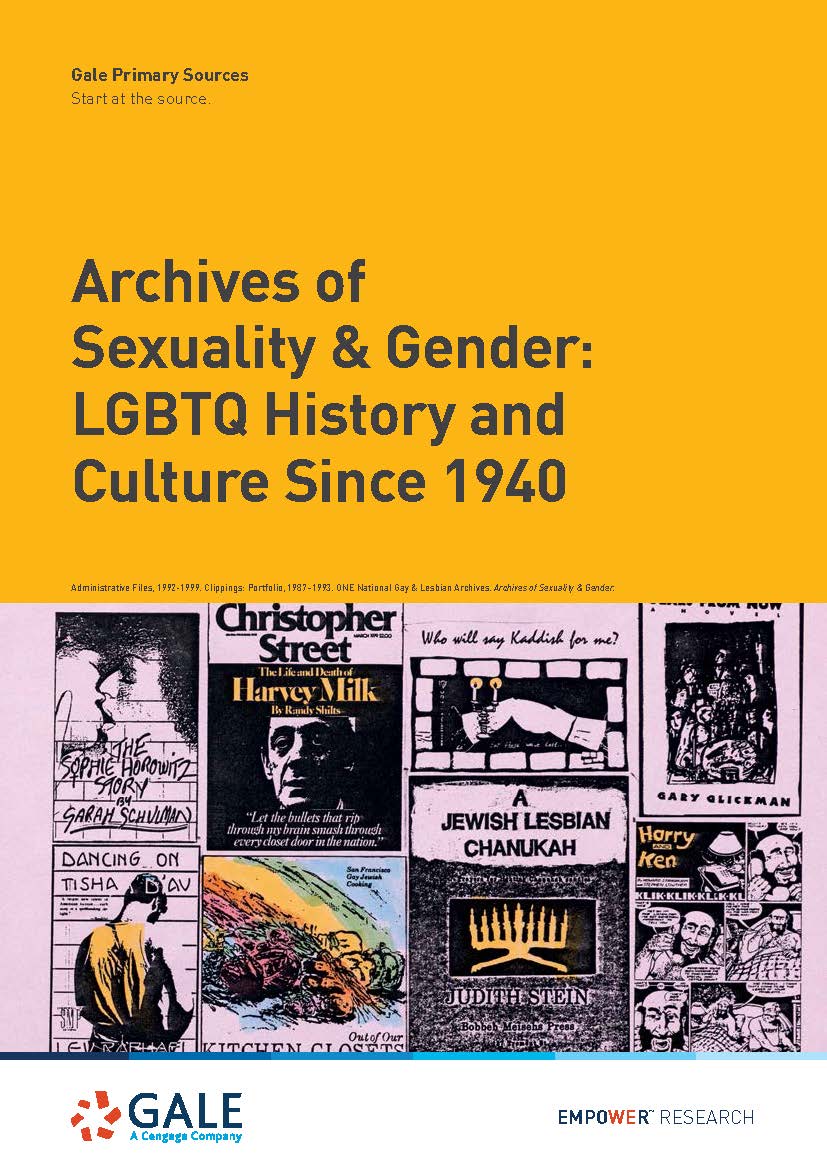 Archives Of Sexuality And Gender Lgbtq History And Culture Since 1940